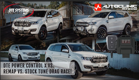 DTE POWER CONTROL X vs. REMAP vs. STOCK TUNE DRAG RACE!